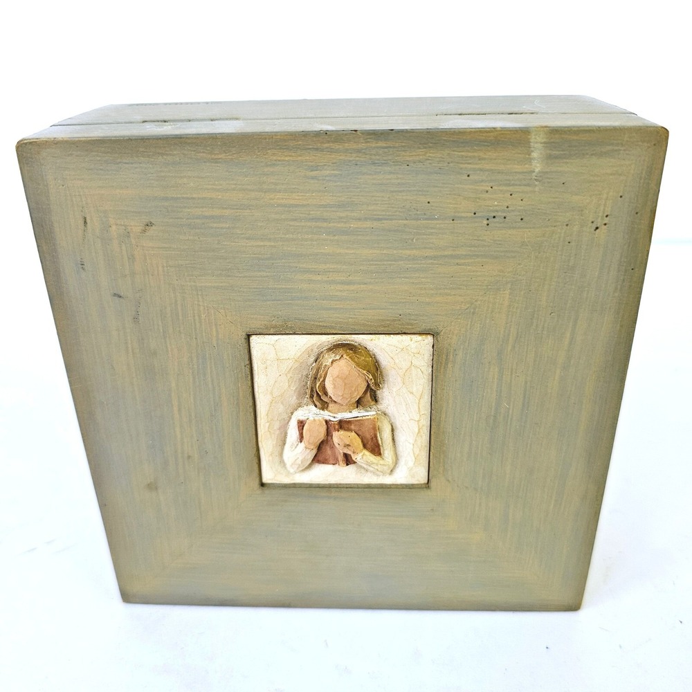 Vintage Willow Tree Love of Learning Keepsake Box Susan Lordi Teacher Gift Box
